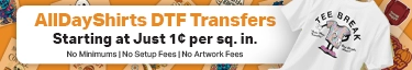 DTF Transfers Banner