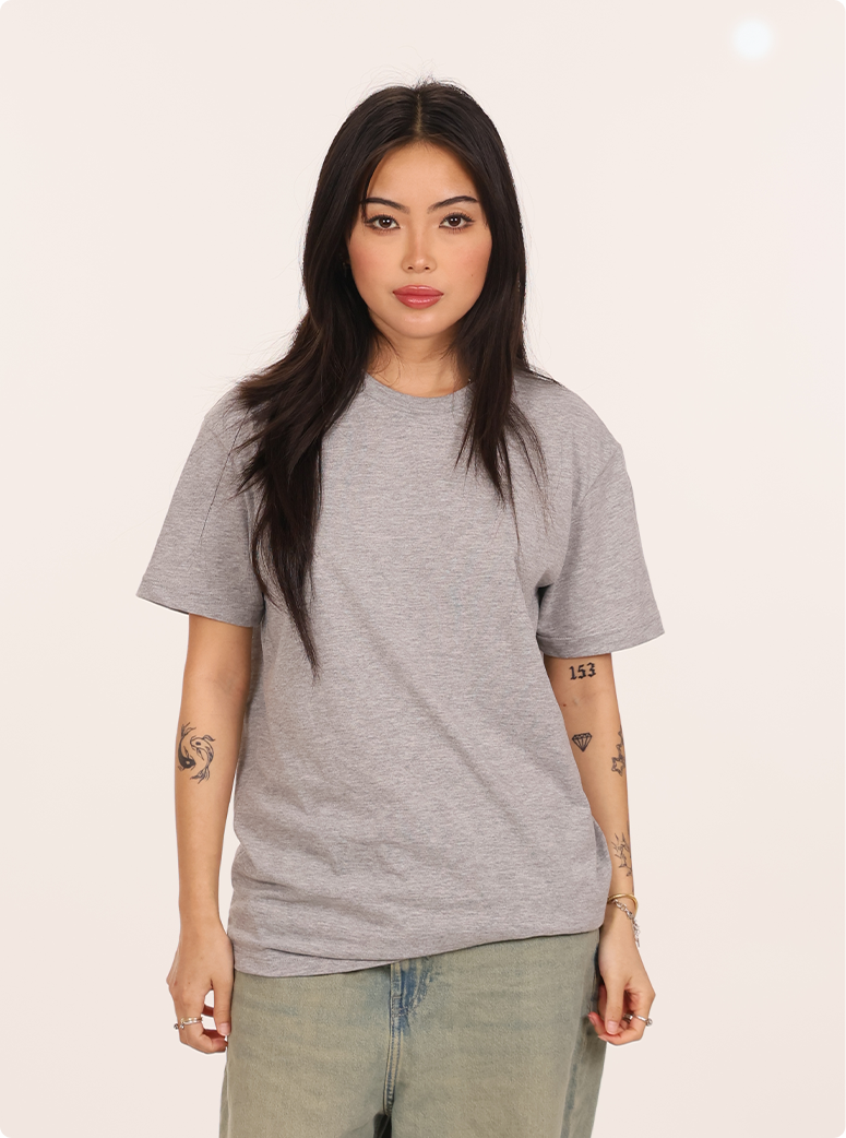 Maddie wear a Eleganza Cotton Tee